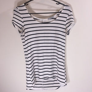 White and Black Charlotte Russe Blouse